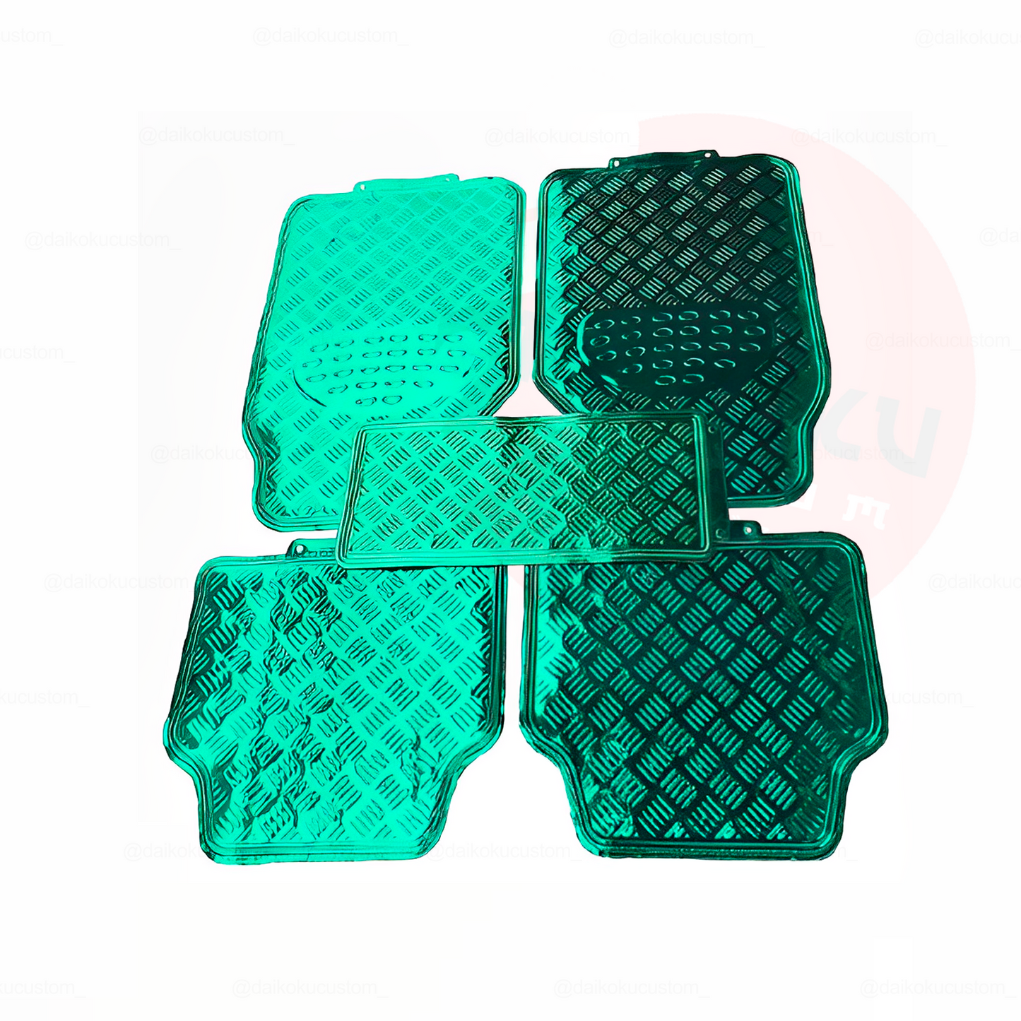 Cubre Piso 5pcs Metalico Alfombra