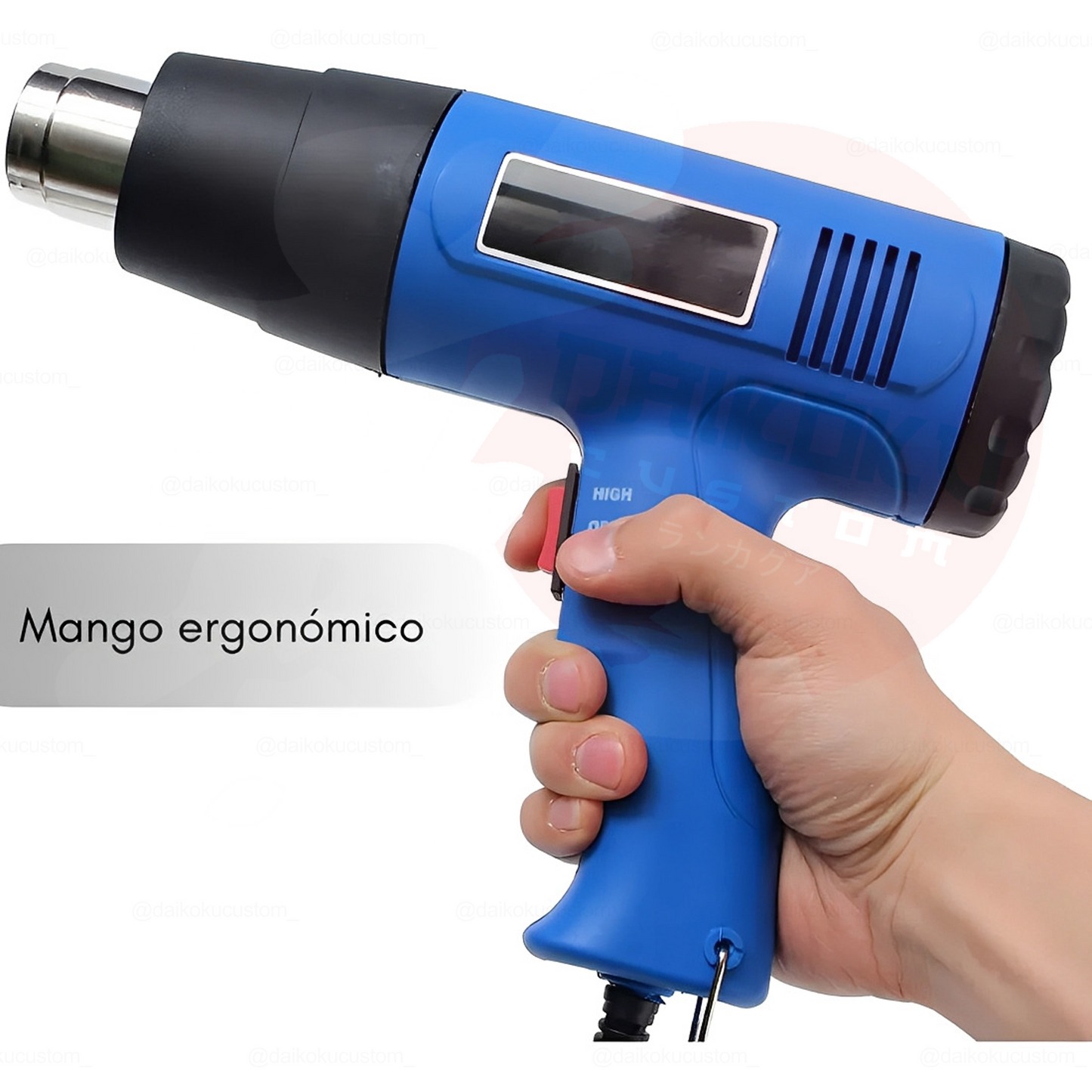 Pistola De Calor Aire Caliente 2000w 300-520 °c