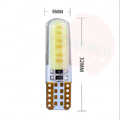 1 Ampolleta Led T10 Silicona Grande Colores