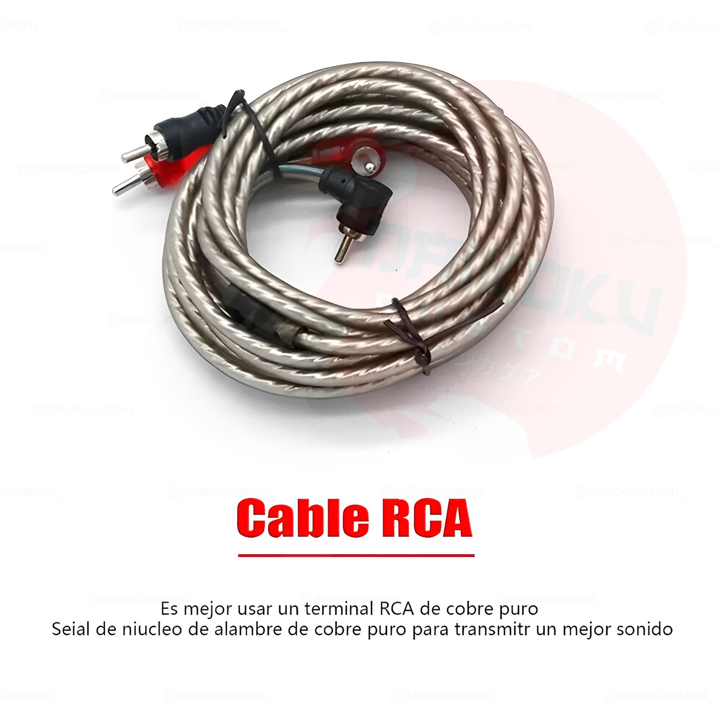 Kit Cables Amplificador 4gkt Mdk/Raistar