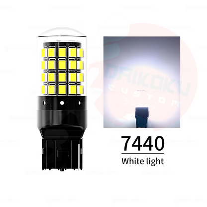 2 Ampolletas T20 144 Led (Caja Negra O Growpal) Colores