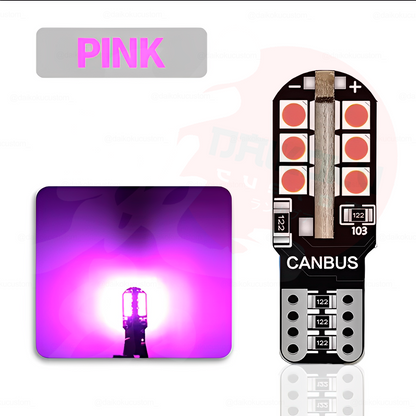 1 Ampolleta Led T10 Heli 24 Led Canbus Colores