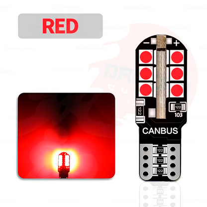 1 Ampolleta Led T10 Heli 24 Led Canbus Colores